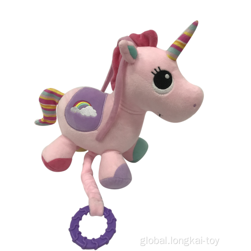 Musicals Toys Plush Unicorn Musical Toy Pink Supplier